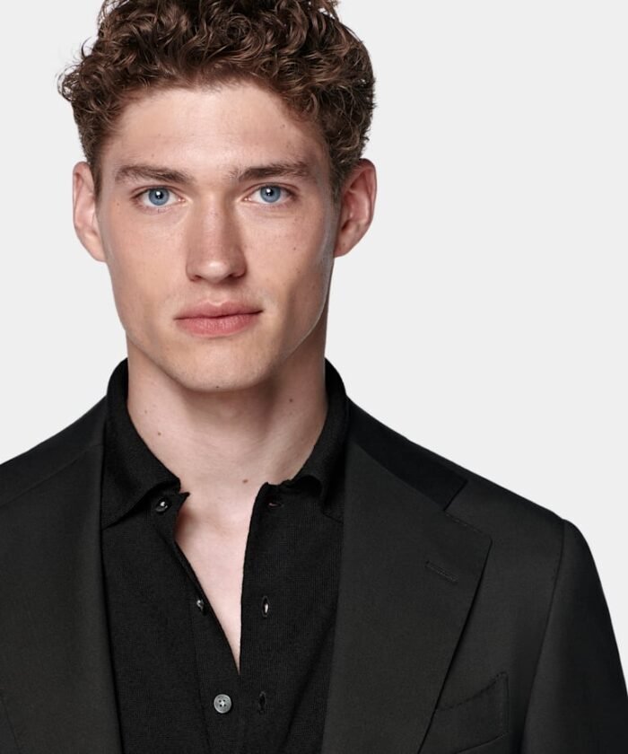 Au Noir Stretch Shirt | Capazza Fuchsia - Image 1